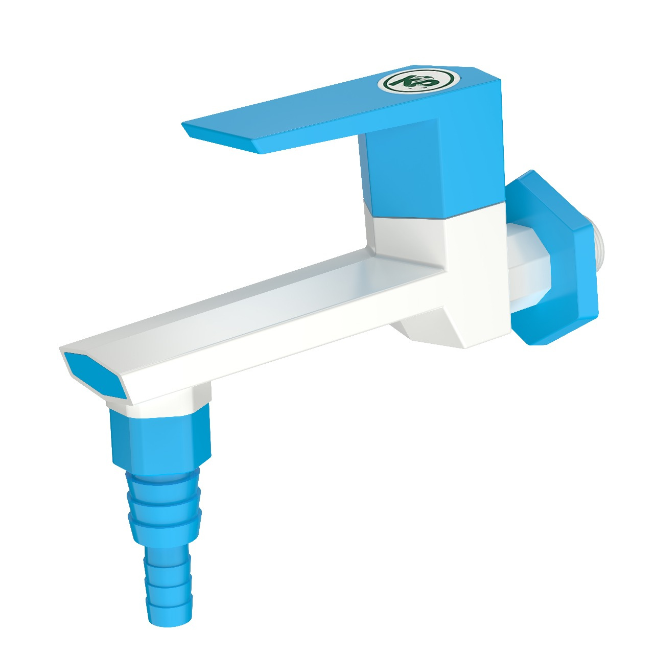 KHODAL BLUE AND WHITE PTMT WATER TAP - Premium Quality